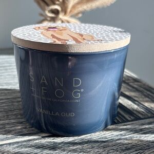 Sand + Fog Vanilla Oud Blue Candle